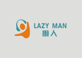 懶人耳機標(biāo)志設(shè)計案例